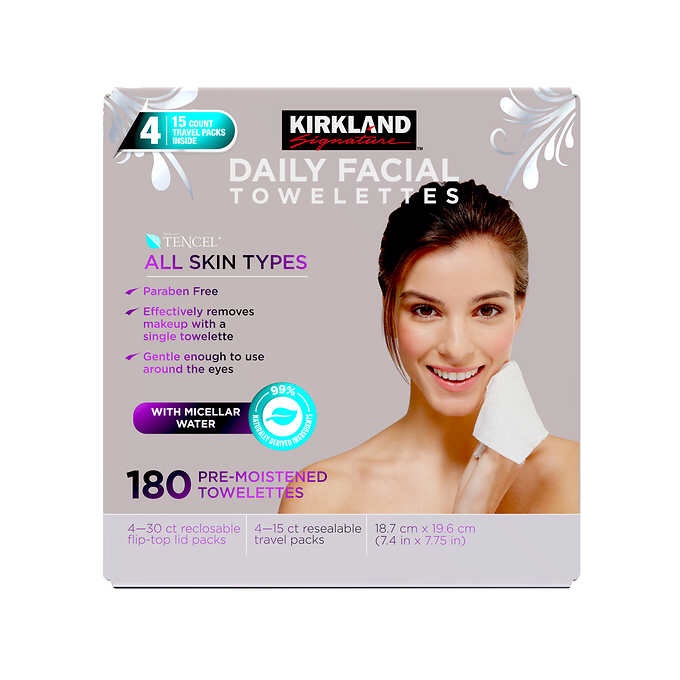 kirkland wipes, face wipes, desmaquillado, 
 